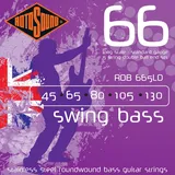 ROTOSOUND Edelstahlsaiten für Bässe Runddraht Double Ball-End Standard 45 65 85 105 130