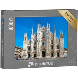 puzzleYOU Puzzle Der weltberühmte Mailänder Dom, Italien, 1000 Puzzleteile, puzzleYOU-Kollektionen Mailänder Dom