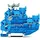 WAGO 2022-2234/999-953 Basisklemme 5.20mm Push-In-Klemme Blau 50St.