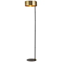 Licht-Erlebnisse Stehleuchte Stehlampe klein 149 cm E27 in Gold
