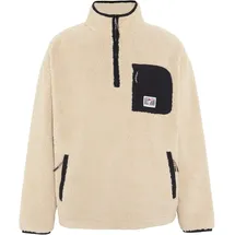 Chiemsee Fleecepullover mit Stehkragen Beige L