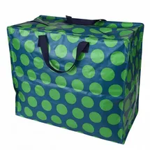 Dotcomgiftshop Aufbewahrungstasche 55 x 48 x 28 cm 1-tlg. blau/grün
