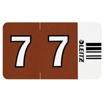 Leitz Orgacolor 7, 100 Stück, braun