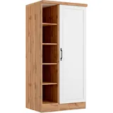 kochstation Vorratsschrank »KS-Lana«, Breite 80 cm weiß