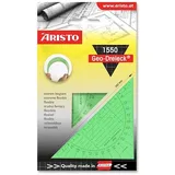 ARISTO Geodreieck 16 cm grün