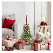 vidaXL Weihnachtsbaum mit Beleuchtung 150 LEDs Grün 65 cm