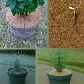 Haga® Kokosscheibe XL Kübelabdeckung Ø 60 cm