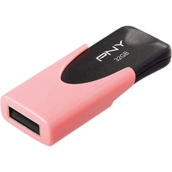 PNY Attaché 4 (64 GB, USB A, USB 2.0), USB Stick, Pink