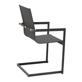 Garden Pleasure Sophia Gartenstuhl 56 x 90 x 56 cm anthrazit 4 St.