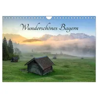 Calvendo Wunderschönes Bayern (Wandkalender 2026 DIN A4 quer), CALVENDO