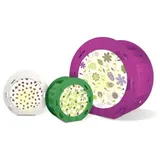 Ursus Laternen 3D-Wellpappe, 21cm, VE=10 Stück 10 Farben, sortiert