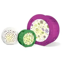 Ursus Laternen 3D-Wellpappe, 21cm, VE=10 Stück 10 Farben, sortiert