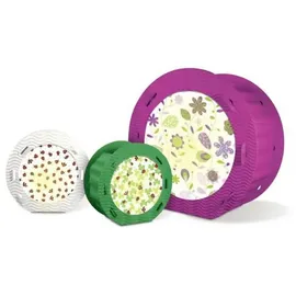 Ursus Laternen 3D-Wellpappe, 21cm, VE=10 Stück 10 Farben, sortiert