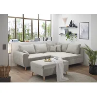 ed exciting design Calanda L-Form«, mit Hocker, frei im Raum stellbar, Rücken- und Zierkissen