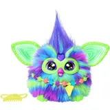 Hasbro Furby Galaxie, interaktives Plüschtier, leuchtet im Dunkeln, französische Version