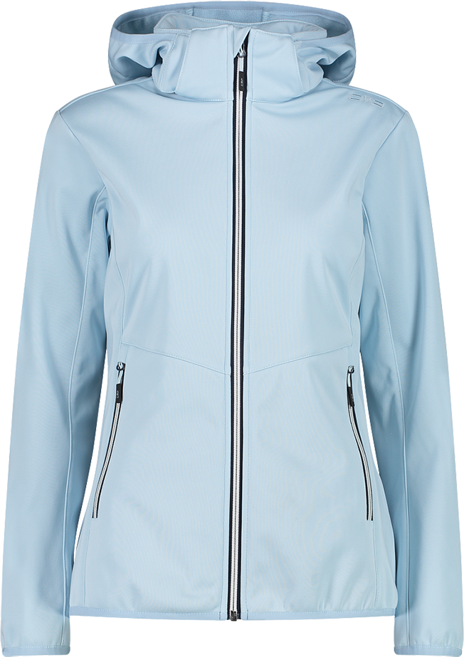 CMP Jacket Zip Hood Damen Softshelljacke cristall blue (32A1356)