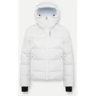 Colmar Skijacke bauschige Damen Skijacke mit Logoband weiß 42