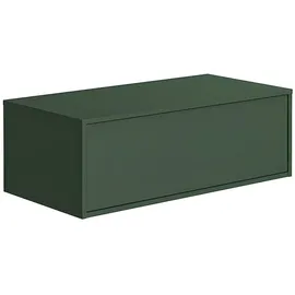 vente-unique Waschbeckenunterschrank hängend 94 x 32 cm Grün Matt