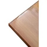 Stoff-Kollektion - Tischfolie abgeschrägte Ecken zuschnitt nach Maß aus PVC – Robuster & langlebiger Tischschutz für eckige Tische - Abwaschbare weiche Schutzfolie – Transparent 2mm Stärke 200x100 cm