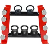 Hantelständer Kurzhantel Ständer, Hantelscheibenständer Tragbarer Hantelständerhalter für Hanteln, Dumbbell Rack Kurzhantelständer