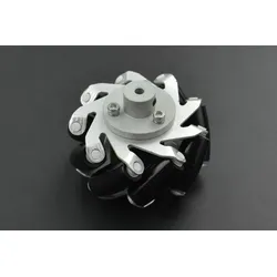 DFRobot Metall Mecanum Rad 65mm Durchmesser, Kupplungsdurchmesser 4mm, 5kg Tragfähigkeit, Links