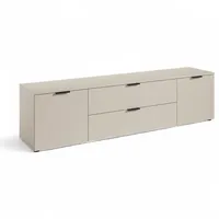 HBZ Lowboard Kaschmir Kunststoff, 2 Schubladen 180x55x40 cm Typenauswahl,