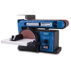 Band-Tellerschleifer SCHEPPACH "»BTS800Vario«", schwarz (blau, schwarz), B:39cm H:31cm L:50cm, Schleifmaschinen