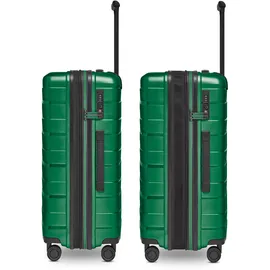 bergpfeil Travel 4-Rollen Cabin 66 cm / 72 l grün/emerald green metallic