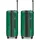 bergpfeil Travel 4-Rollen Cabin 66 cm / 72 l grün/emerald green metallic