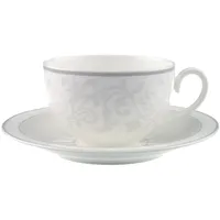 Villeroy & Boch Cappuccinotasse mit Untertasse 0,31 l Gray Pearl 1