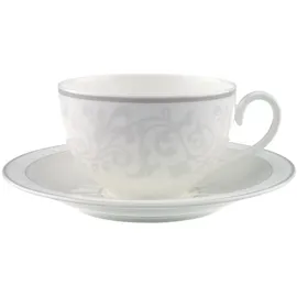Villeroy & Boch Cappuccinotasse mit Untertasse 0,31 l Gray Pearl 1