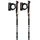Leki Smart Response 125 cm anthrazit-schwarz-türkis