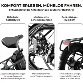 Maxtron Mule 20 Zoll RH 33 cm Unisex grau/schwarz