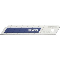 IRWIN 10507103 Teppichmesserklinge 8 Stück, Splitterfrei,