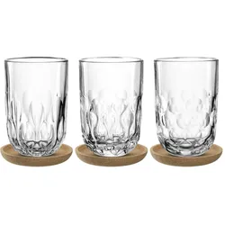 Latte-Macchiato-Set GOCCE - transparent