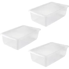 KEEEPER Aufbewahrungsbox bea 39 x 18 x 59 cm 3-tlg. transparent