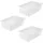 KEEEPER Aufbewahrungsbox bea 39 x 18 x 59 cm 3-tlg. transparent