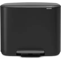 Brabantia Bo Treteimer 11 + 23 l Schwarz
