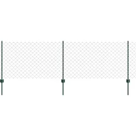 vidaXL Zaun 0,8 x 10 m Grün/Stahl