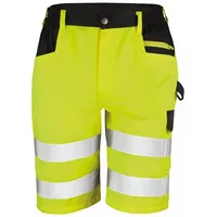 Result Safety Cargo Shorts - fluorescent yellow - M