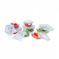 Testrut Frischhaltedose, Glas, 7er-Set - Transparent