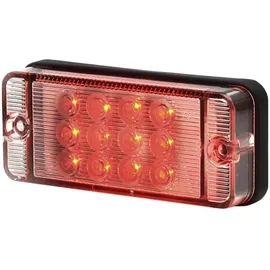 SECORÜT Nebelschlussleuchte Offene Kabelenden Nebelschlussleuchte hinten 12 V, 24 V Rot Klarglas