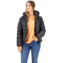 Superdry für Damen. W5011593A Fuji Steppjacke mit Kapuze schwarz (XL), Lässig, Polyester