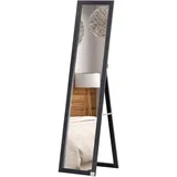 ComfortXL Standspiegel, Schwarz, Holzwerkstoff, 37x154x1 cm, Spiegel, Standspiegel