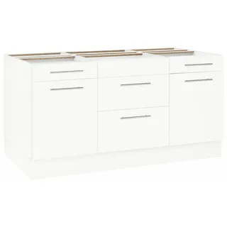 WIHO KÜCHEN »Ela«, ohne E-Geräte, Breite 160 cm, Schubkästen mit Soft-Close-Funktion