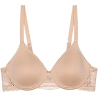 Triumph Modern Lace+Cotton WP EX Bra, NEUTRAL BEIGE, 80D