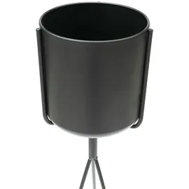 DanDiBo Ambiente Blumenhocker mit Topf 80 x 80 cm Schwarz