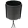 DanDiBo Ambiente Blumenhocker mit Topf 80 x 80 cm Schwarz