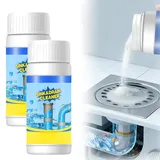 Abflussreiniger Schaum Extra Stark, Rohrreiniger Extrem Stark, Sink Und Drain Cleaner, Hochwirksamer Rohrreiniger Mit Aktivschaum, für Küche, Bad, Toilette, Extrem effektiver Abflussöffner (2 Pcs)