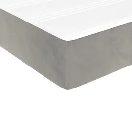vidaXL Taschenfederkernmatratze Hellgrau 90 x 200 cm H3